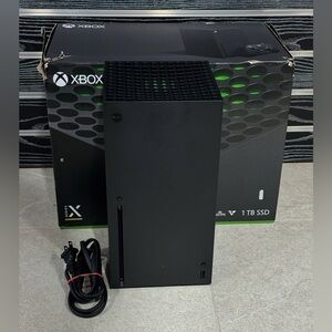 Microsoft only Xbox Series X 1TB Console Gaming System Only Black 1882 Box, Powe